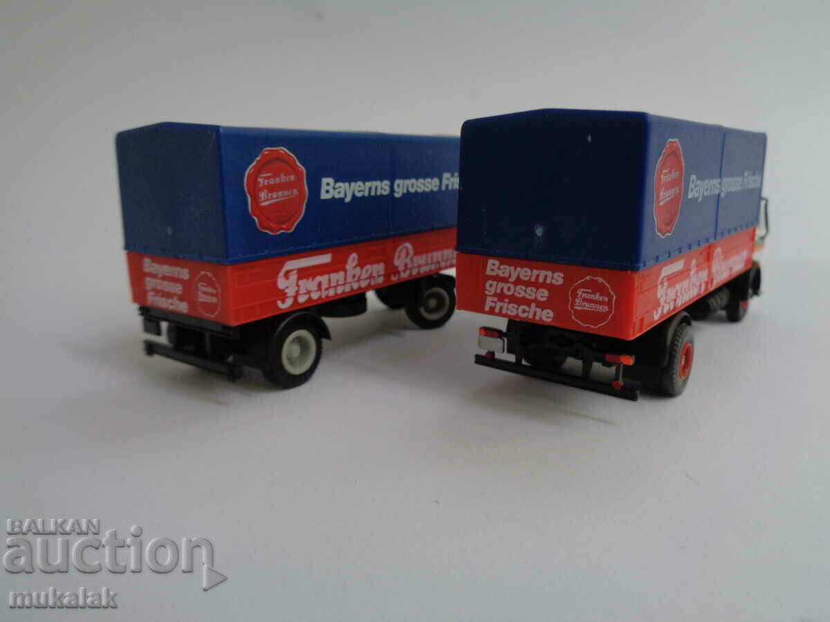 HERPA HO 1/87 TRUCK TRAILER TOY MERCEDES MODEL - 5