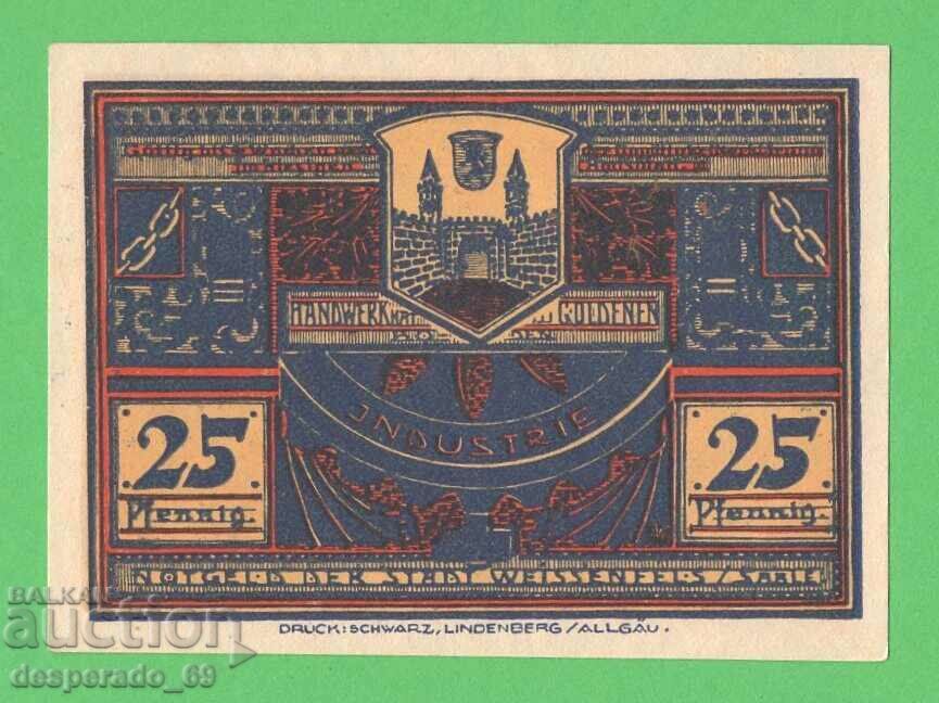 (¯`'•.¸NOTGELD (orașul Weissenfels) 1921 UNC -25 pfennig¸.•'´¯) cu preț € 1.50 | 2.93 BGN
