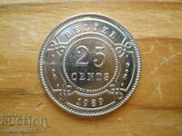 25 cents 1989 - Belize