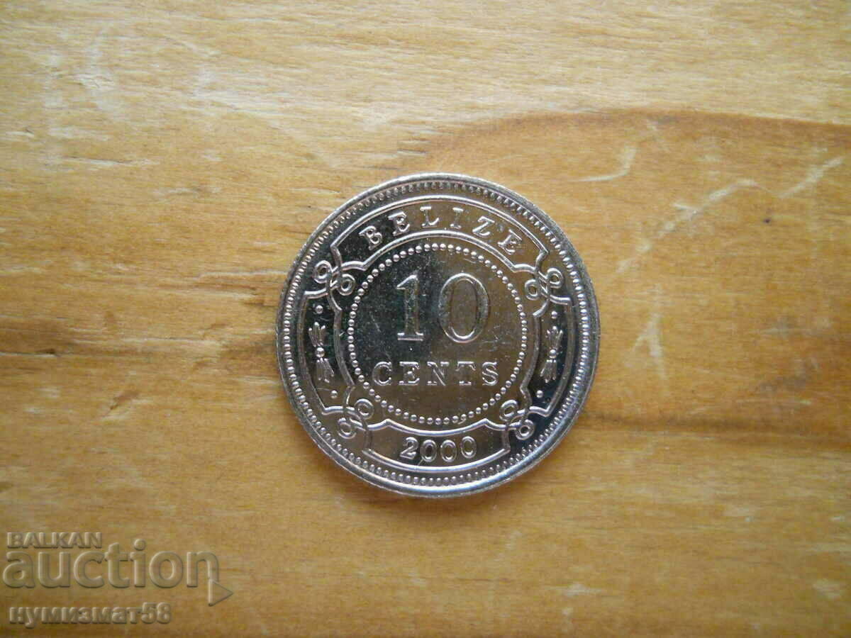 10 cenți 2000 - Belize