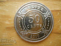 50 de cenți 2010 - Belize