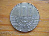 100 colones 1999 - Costa Rica