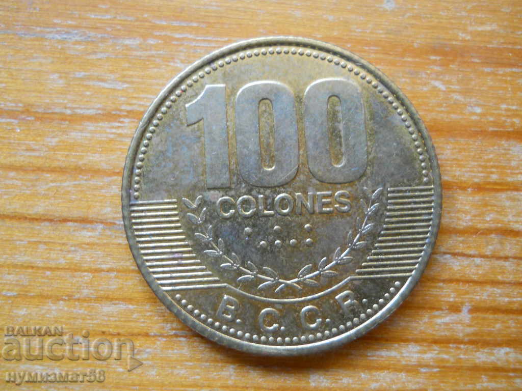 100 colones 2007 - Costa Rica
