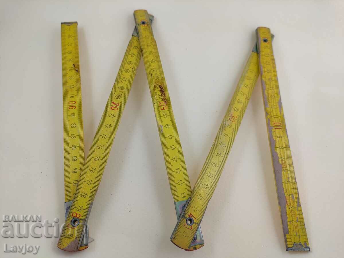 Old carpenter's tape measure *3* with price 5.00 BGN | € 2.56 Old carpenter's tape measure *3* with price 5.00 BGN | € 2.56