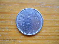 5 centavos 1997 - Brazilia