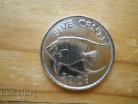 5 cents 2009 - Bermuda