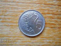 5 цента 1987 г  - Кайманови острови
