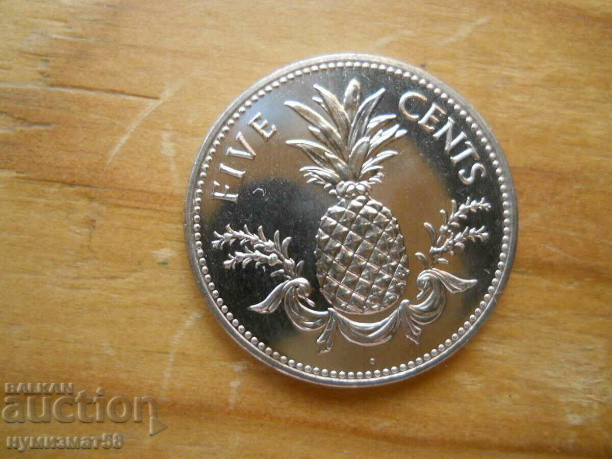 5 cents 2004 - Bahamas