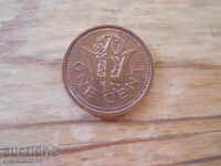 1 cent 1987 - Barbados