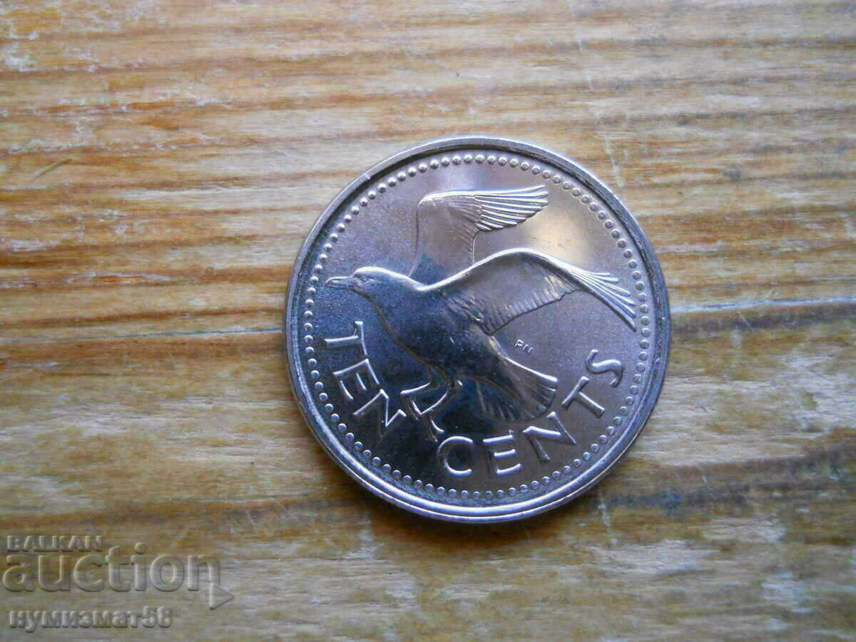 10 cents 2008 - Barbados