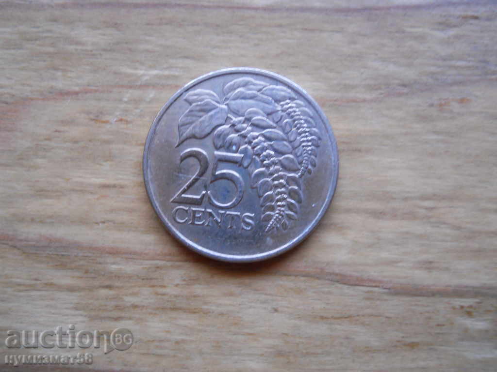 25 cents 1981 - Trinidad and Tobago