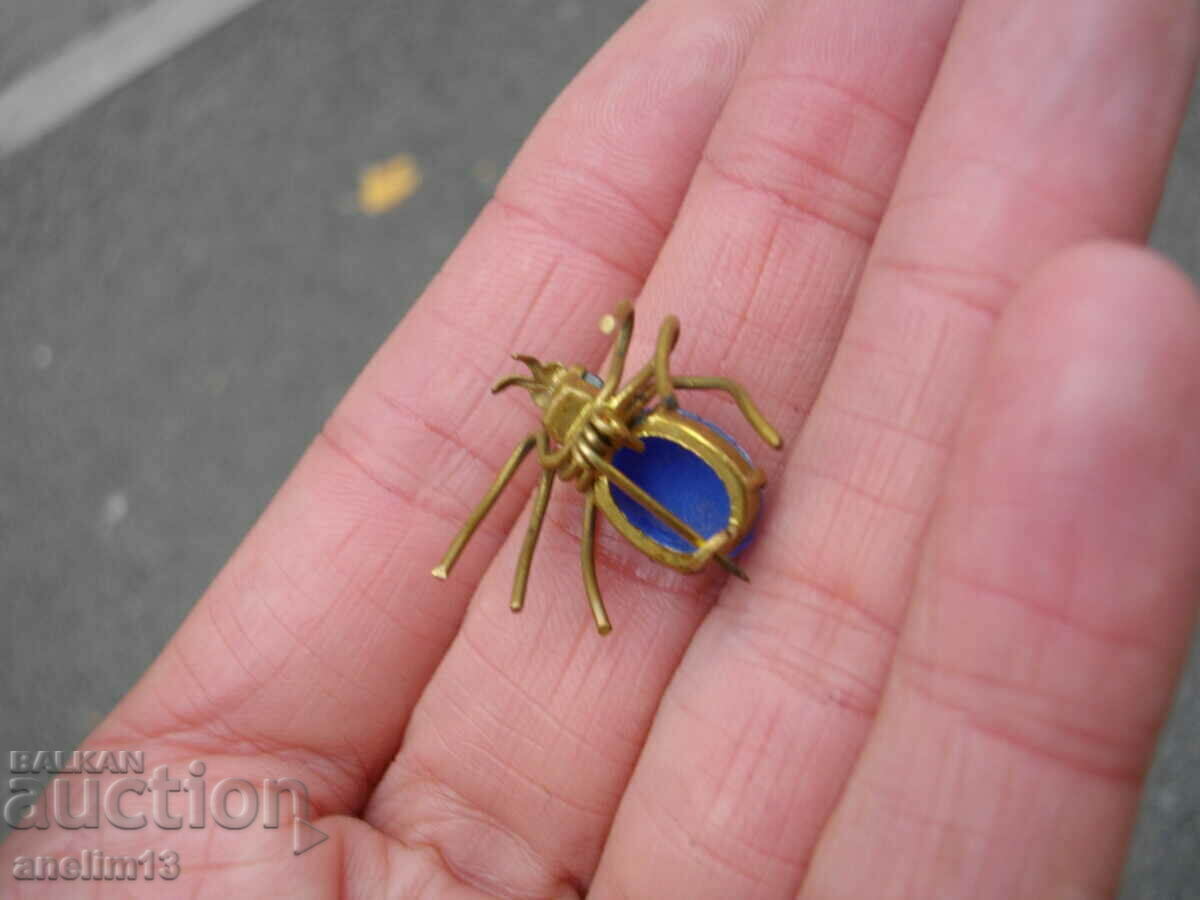OLD SPIDER BROOCH - 6