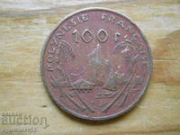 100 francs 1976 - French Polynesia