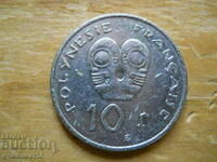 10 франка 1983 г  - Френска Полинезия