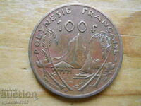 100 francs 1987 - French Polynesia