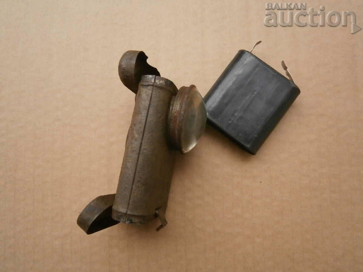 officer flashlight working WW1 WWI flashlight with magnifier - 6 officer flashlight working WW1 WWI flashlight with magnifier - 6
