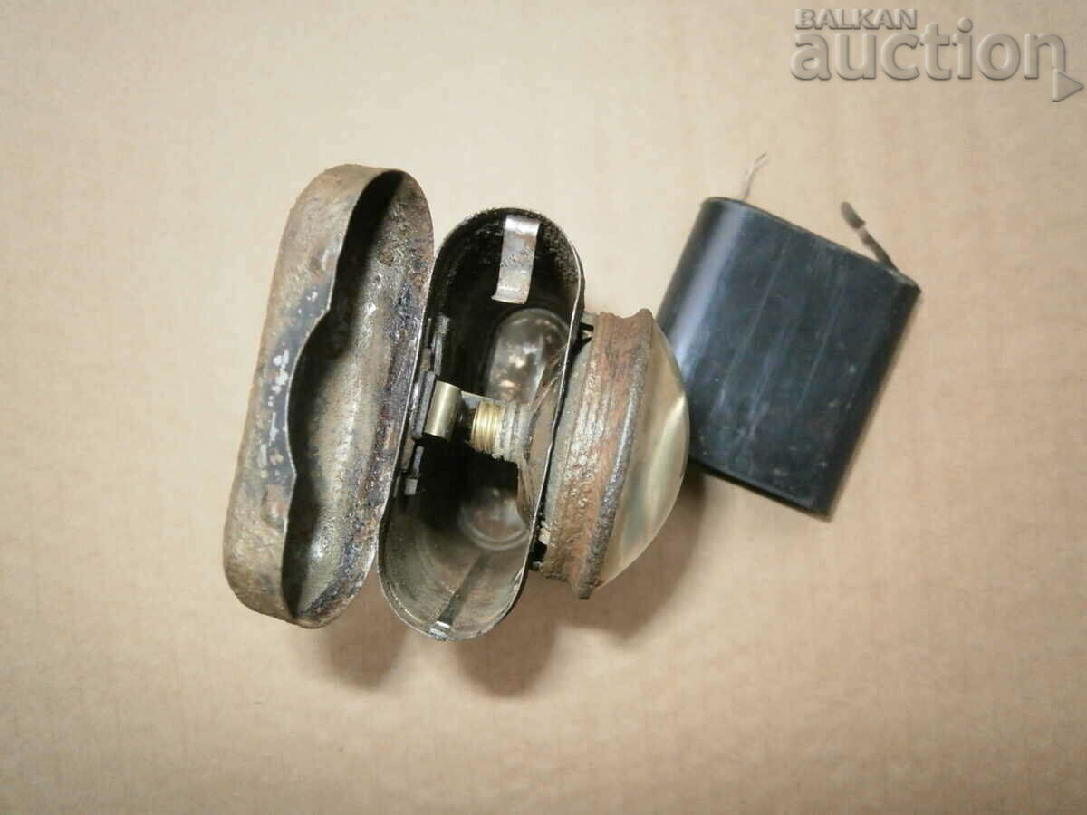 officer flashlight working WW1 WWI flashlight with magnifier - 7 officer flashlight working WW1 WWI flashlight with magnifier - 7