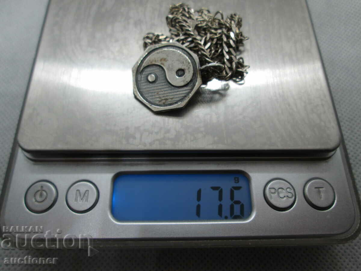 SILVER CHAIN WITH PENDANT - 5 SILVER CHAIN WITH PENDANT - 5