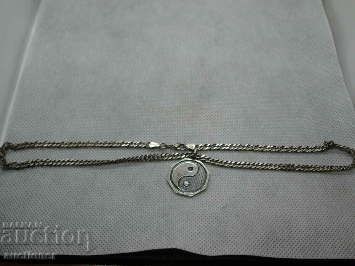 SILVER CHAIN WITH PENDANT - 7 SILVER CHAIN WITH PENDANT - 7