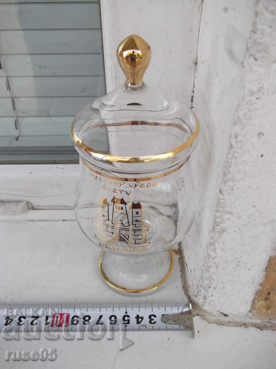 Sugar bowl "BRATISLAVA" glass - 5 Sugar bowl "BRATISLAVA" glass - 5