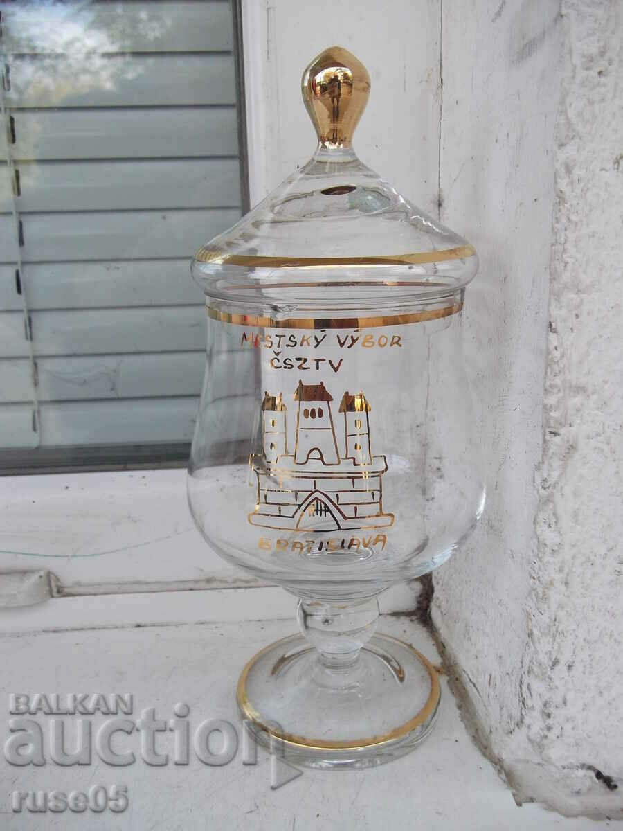 Sugar bowl "BRATISLAVA" glass