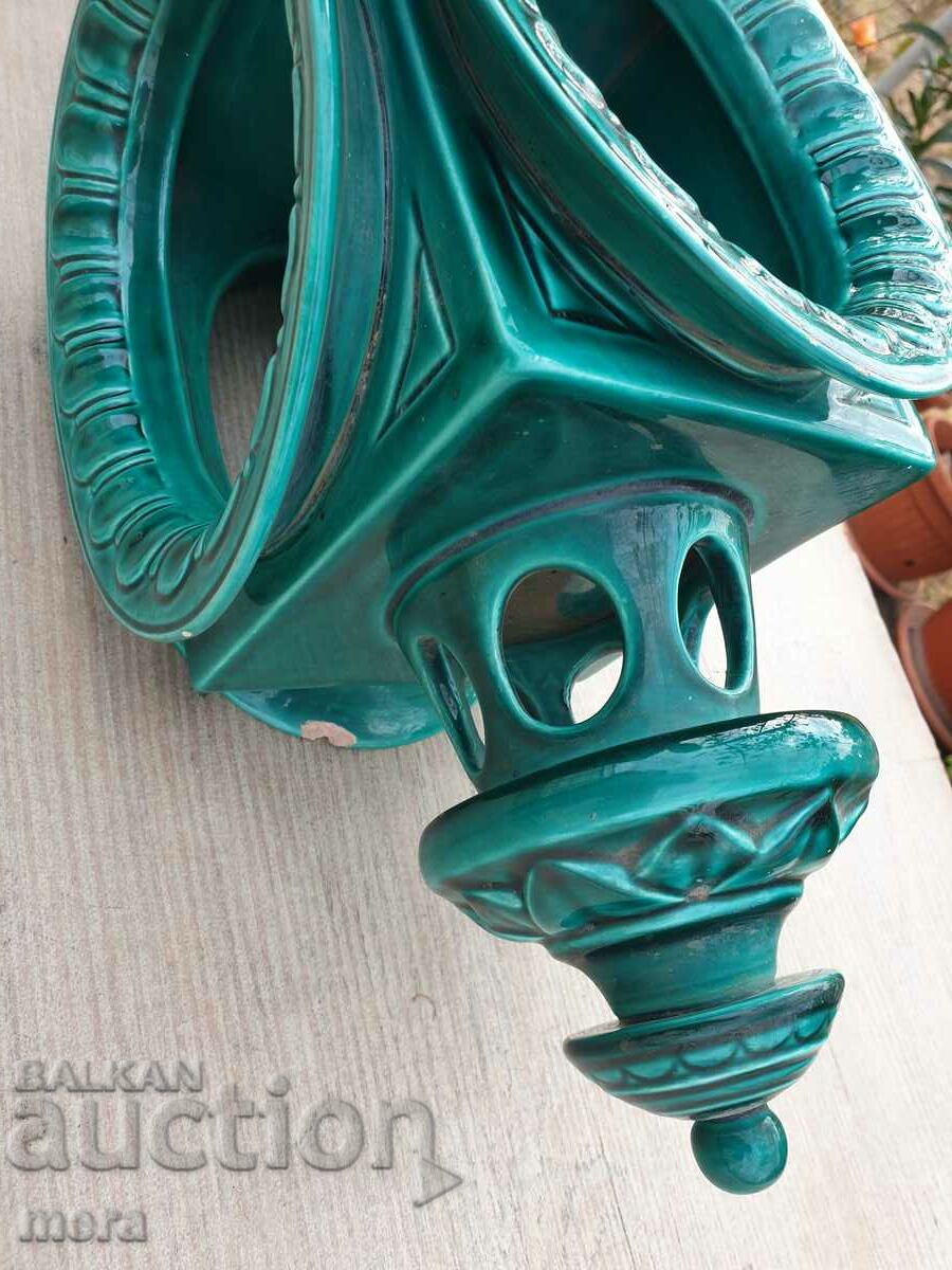 Large porcelain outdoor wall lantern - 6 Large porcelain outdoor wall lantern - 6