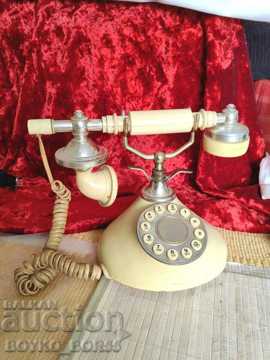 Стар Vintage Ретро Настолен Телефон