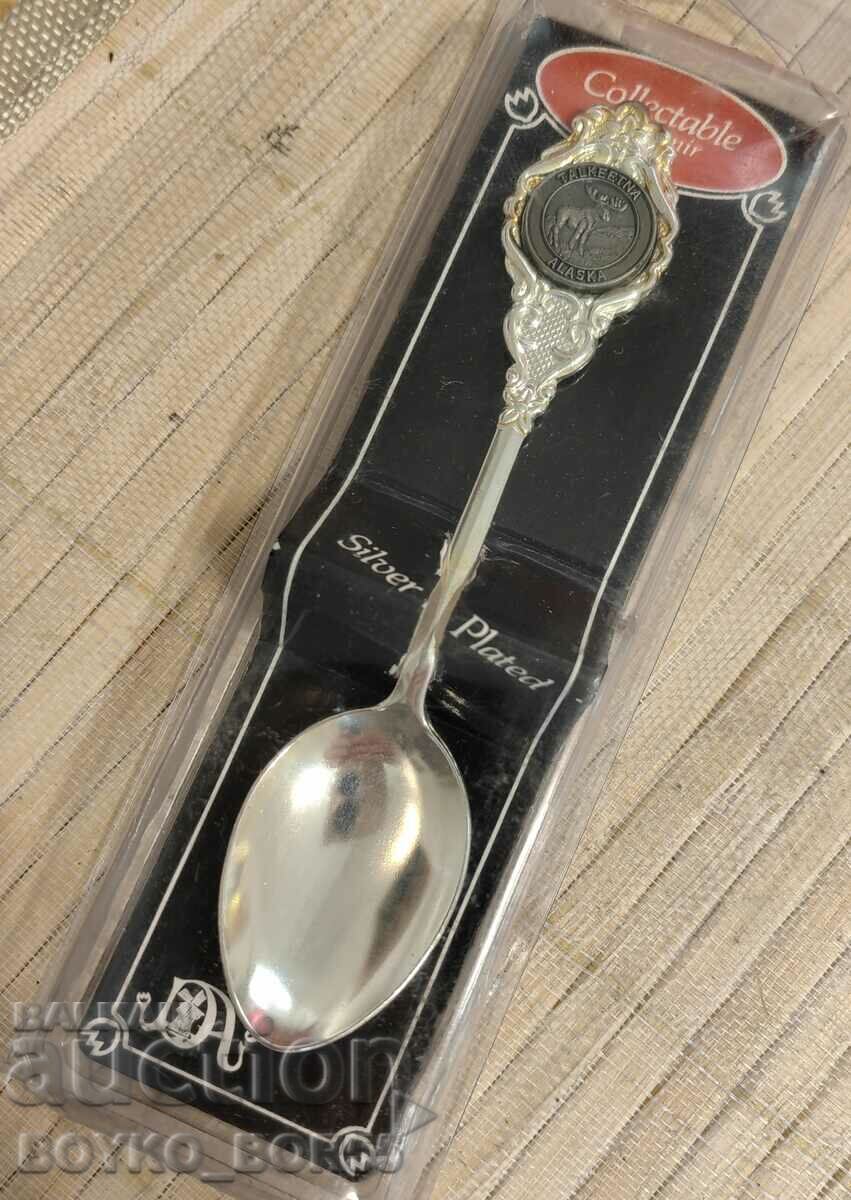 American Collector's Silver Plated Oregon Spoon
