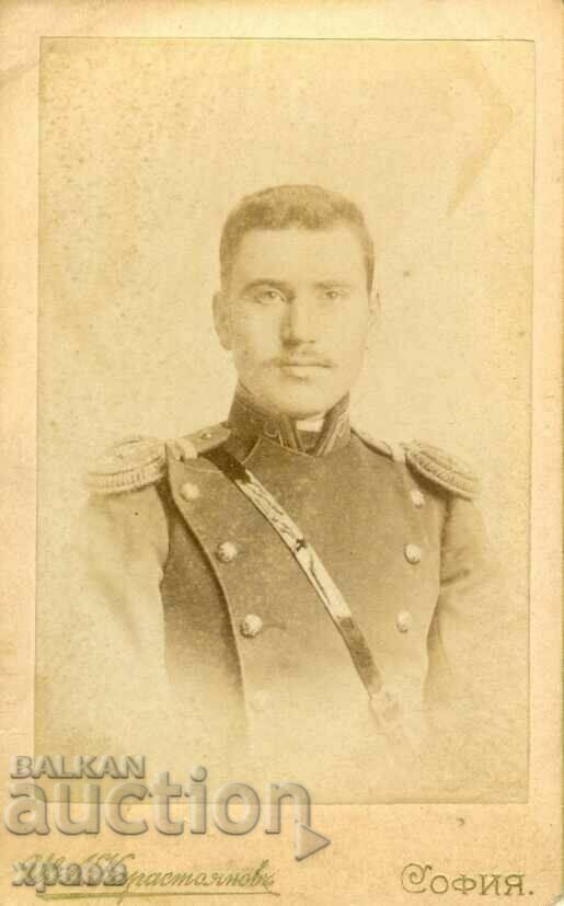 СТАРА ФОТОГРАФИЯ - КАРТОН - ИВ.КАРАСТОЯНОВ – СОФИЯ - М2427