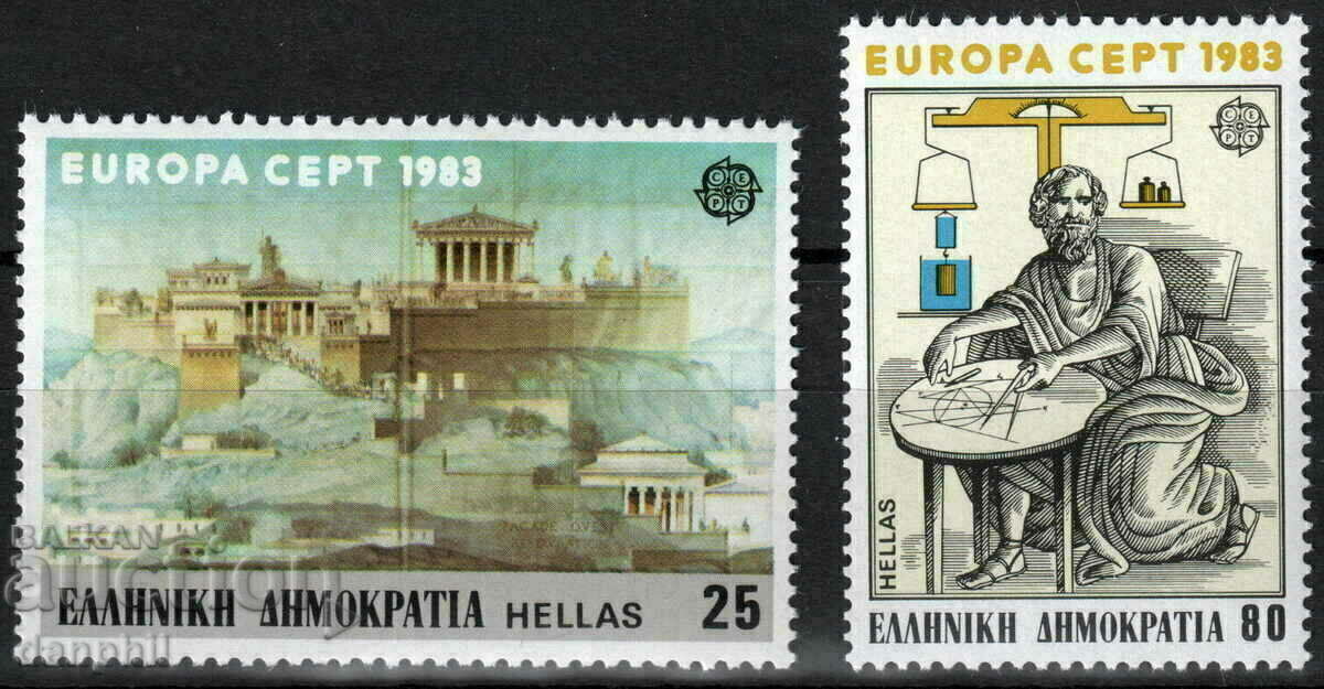 Ελλάδα 1983 Ευρώπη SEPT (**), σειρά καθαρή, χωρίς σφραγίδα
