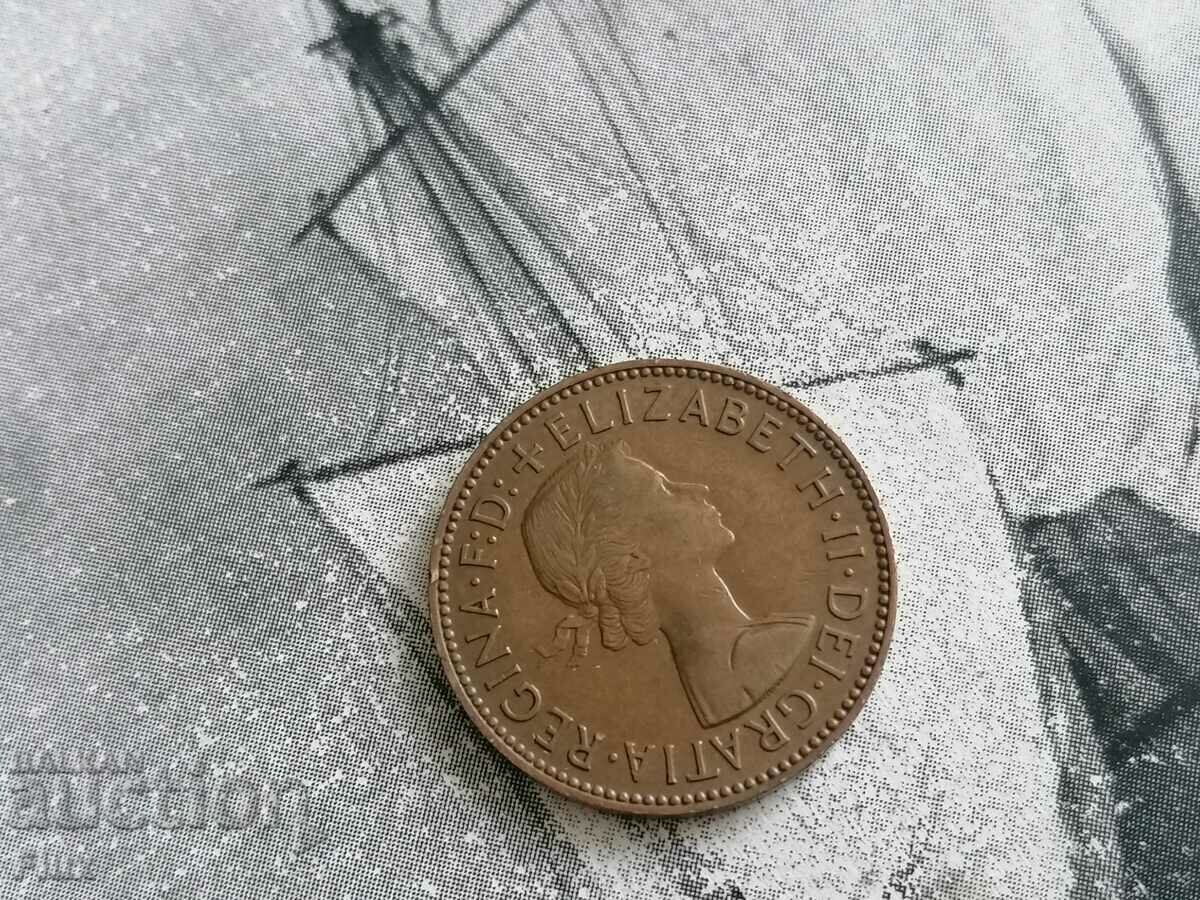 Coin - Great Britain - 1/2 (half) penny | 1958 with price 4.65 BGN | € 2.38 Coin - Great Britain - 1/2 (half) penny | 1958 with price 4.65 BGN | € 2.38