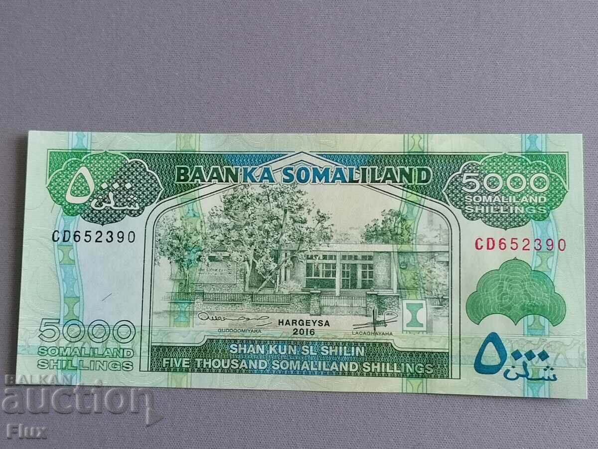 Τραπεζογραμμάτιο - Somaliland - 5000 σελίνια UNC | 2016