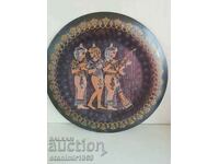 A collector's, hand-made Egyptian plate