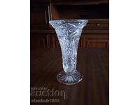 A beautiful vintage crystal vase