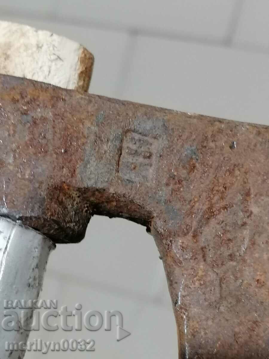 Auction Old ax with sap axe, satyr Auction Old ax with sap axe, satyr