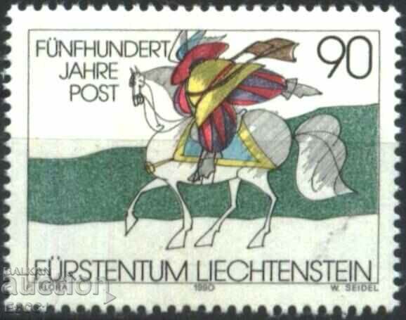 Ștampila curată 500 de ani Posturi 1990 din Liechtenstein