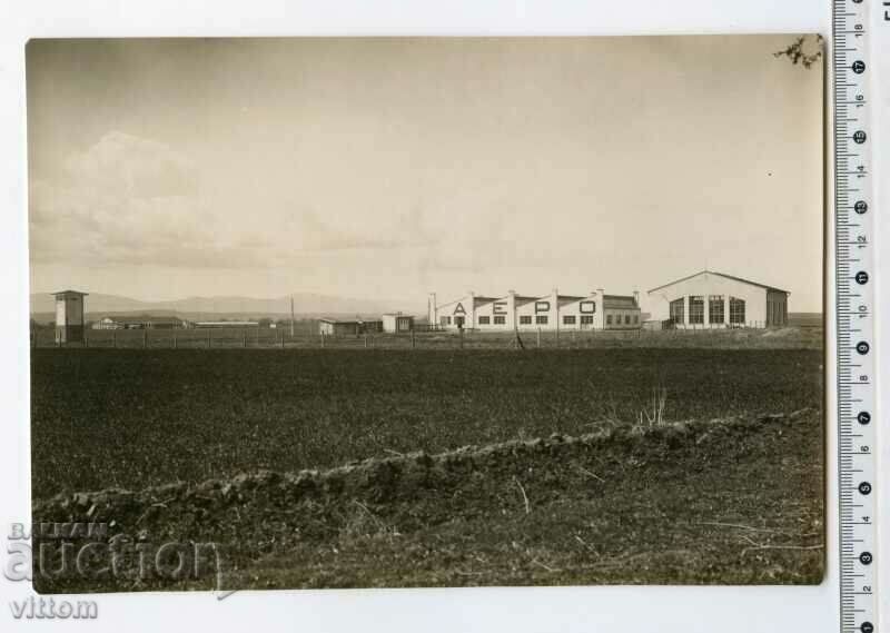 Fabrica de avioane Kazanlak Caproni fotografie mare originală