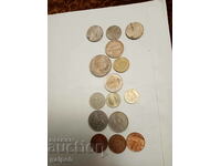 COINS OF TURKEY, GREAT BRITAIN - 15 pieces - BGN 3