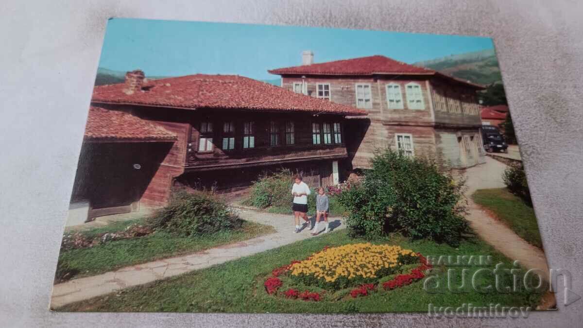 Postcard Kotel Galatan school