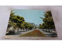 Пощенска картичка Попово Площад Девети Септември