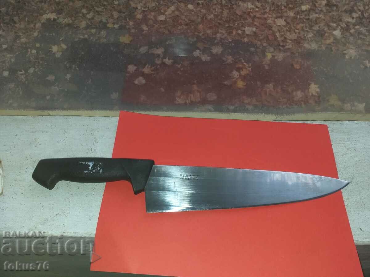 Auction K.J.Eriksson Mora Sweden - Large chef's knife N2 Auction K.J.Eriksson Mora Sweden - Large chef's knife N2