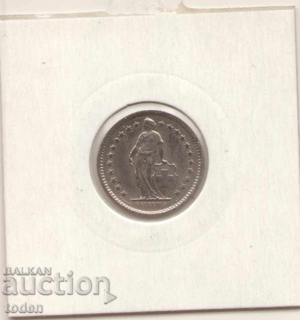 Livrarea - Elveția-½ Franc-1970-KM# 23a-Helvetia în picioare