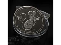Monedă Anul Nou 2020 Anul șobolanului, șobolanului