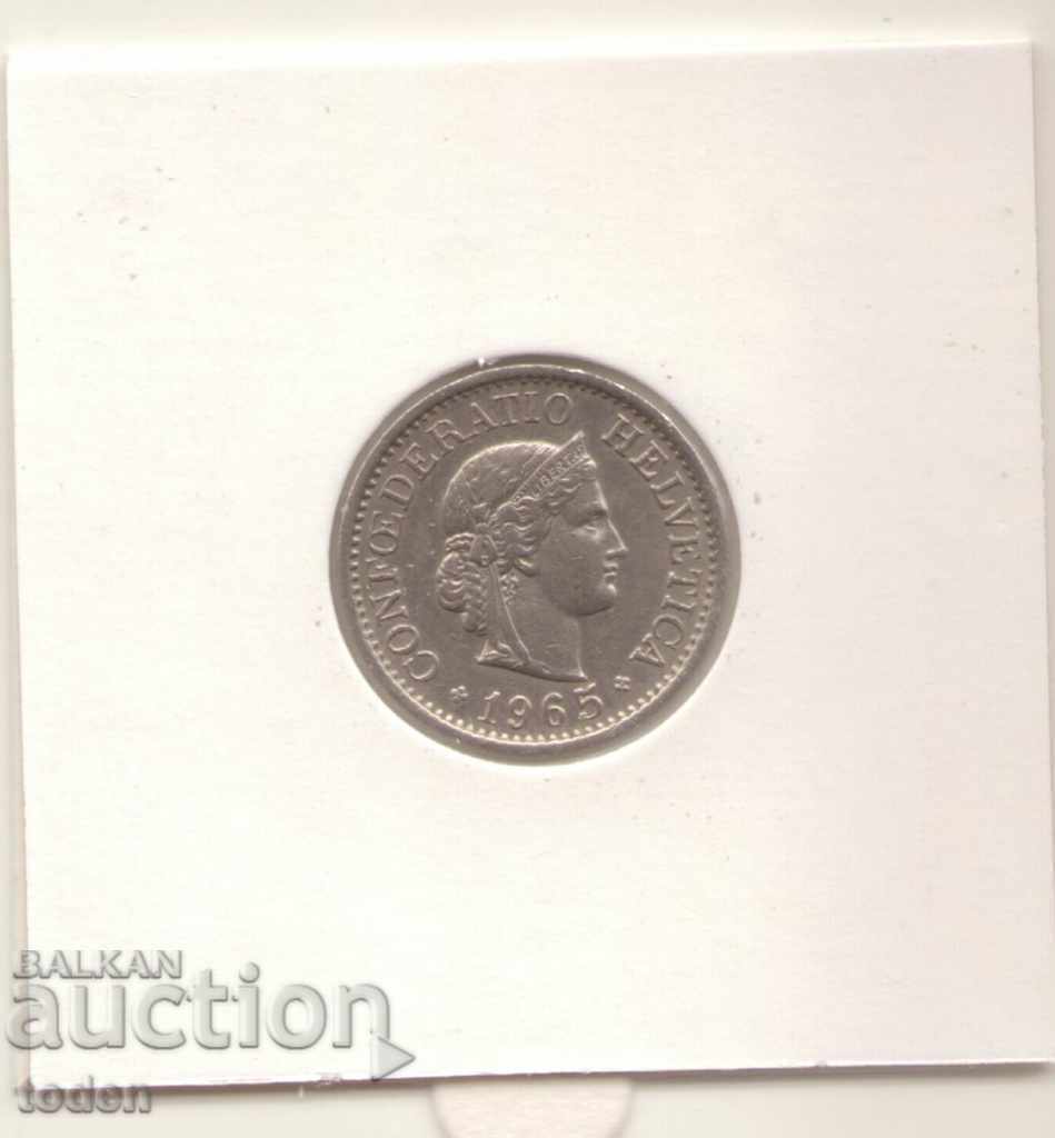 ++Switzerland-10 Rappen-1965 B-KM# 27 ++Switzerland-10 Rappen-1965 B-KM# 27