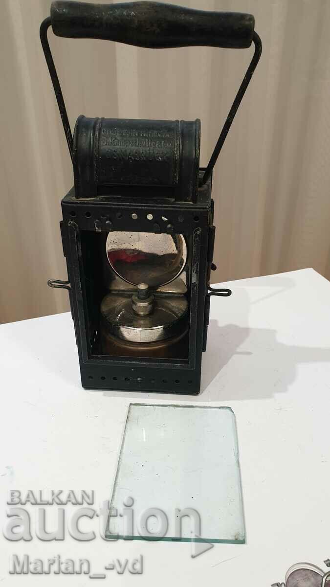 Antique German Osnabruck Railway Lantern - 5 Antique German Osnabruck Railway Lantern - 5