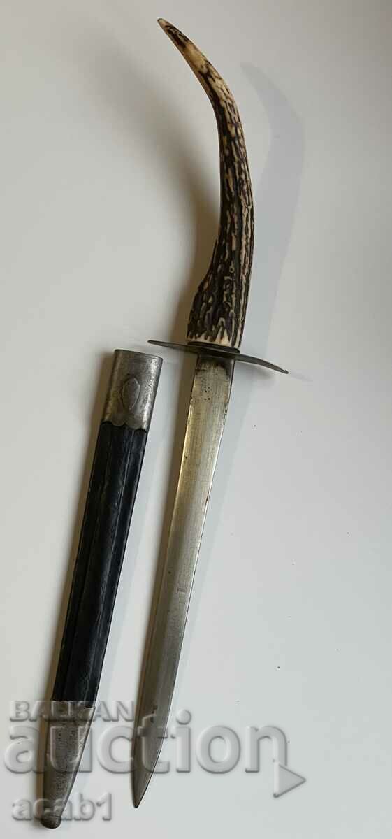 Auction Knife with horn handle Loven Military Auction Knife with horn handle Loven Military