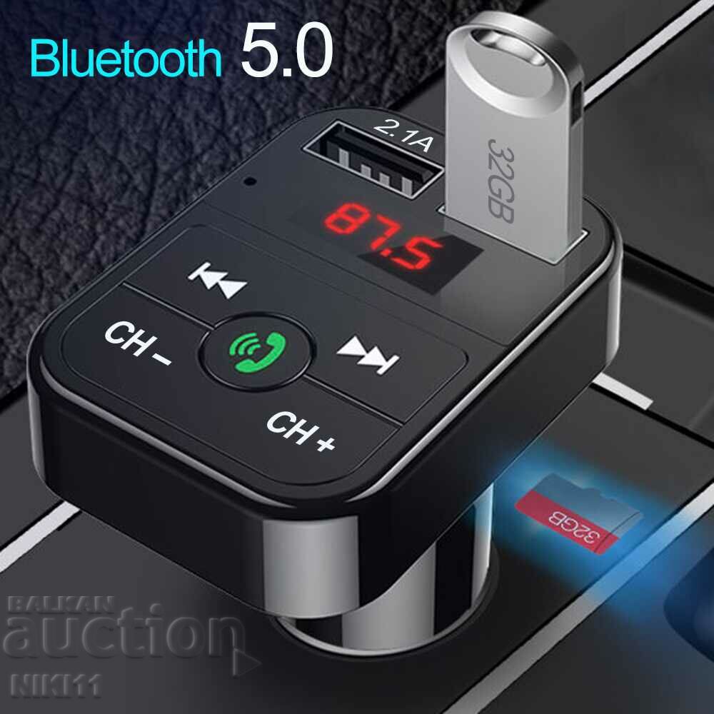 Auction  Bluetooth Car Transmitter, Bluetooth Adapter, Handsfree