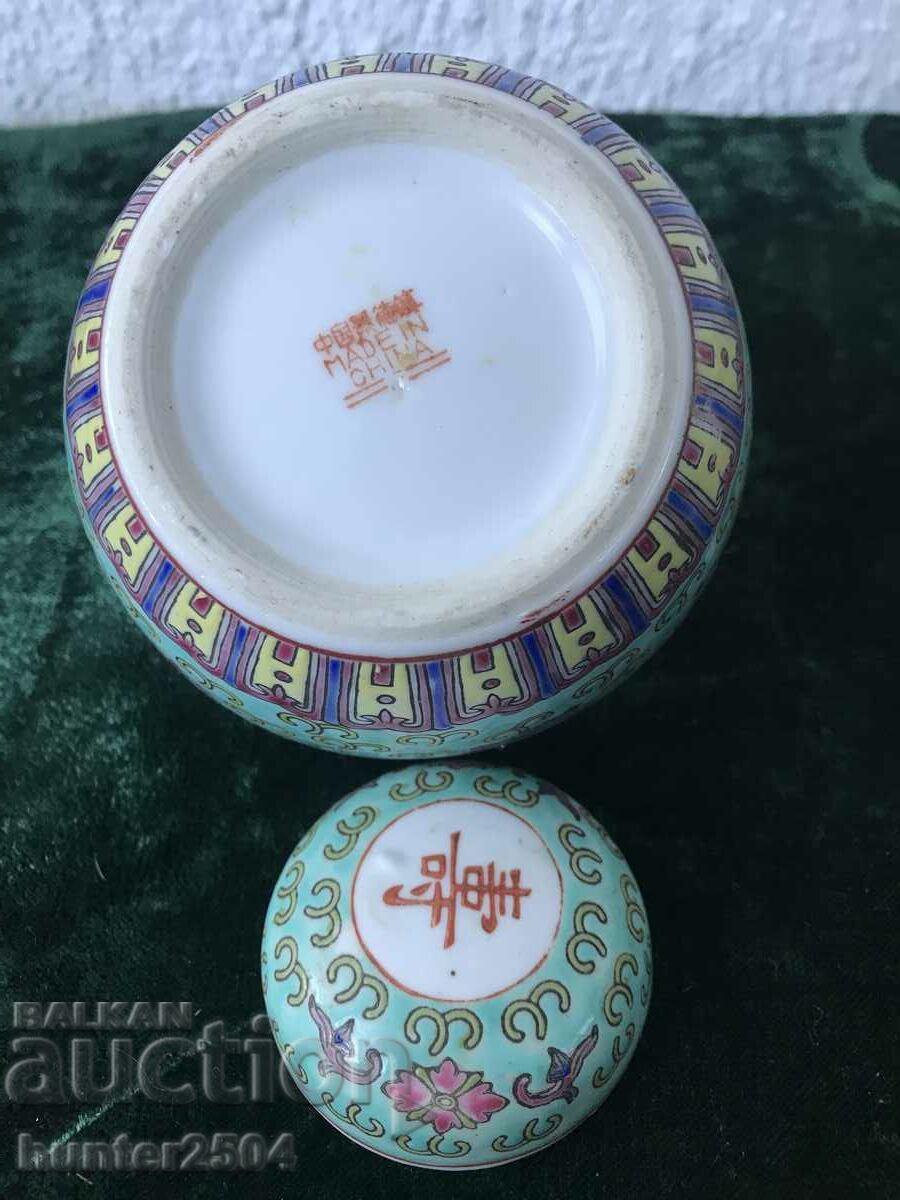 Bowl with lid, sugar bowl, urn-12 cm with price 34.95 BGN | € 17.87 Bowl with lid, sugar bowl, urn-12 cm with price 34.95 BGN | € 17.87