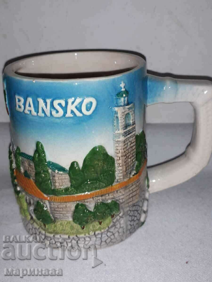 RELIEF MUG ''BANSKO. BG'' with price 2.00 BGN | € 1.02 RELIEF MUG ''BANSKO. BG'' with price 2.00 BGN | € 1.02