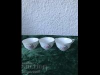 Cups - fine porcelain, 4/7 cm, 3 pcs